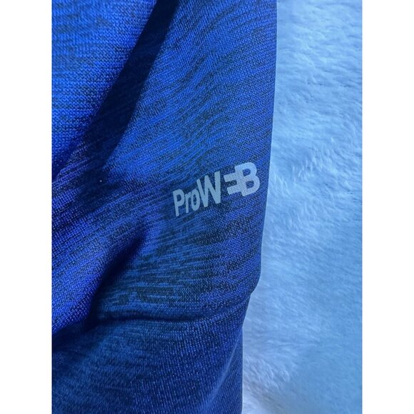 Spyder Active Hoodie Men's Blue /Black 1/4 Zip Pullover Long Sleeve Small PROW B - Picture 7 of 9